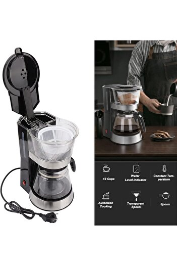 Generic DSP KA3063 Electric Coffee Maker 800w,1.2L