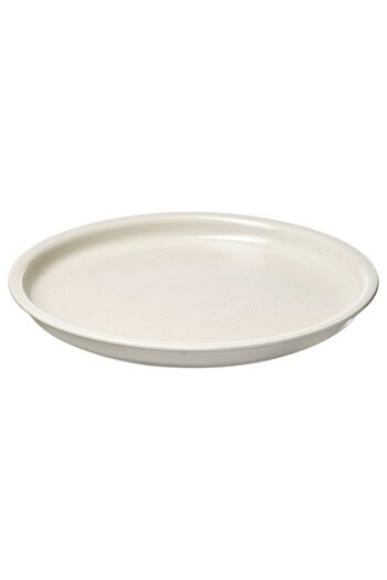 IKEA DAGGASTER Plate, dotted/light beige, 26 cm