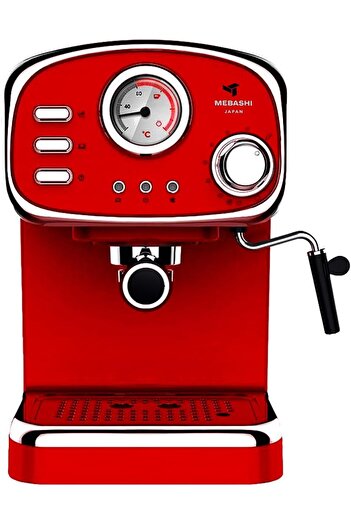 MEBASHI ME-ECM2010 Espresso Coffee Machine - 20 Bar, 1.25L, with Thermometer and Adjustable Steam Kn