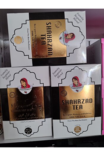 SHAHRZAD çay Bergamot aromalı 400 gr 2 adet