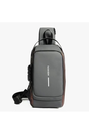 ZAAPPY Top Trending Anti theft Crossbody Sling Bag, Lightweight with USB Charging Port Fit for 9.7'' i-pad