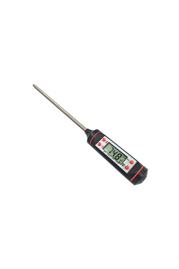 Doty Food Thermometer HeatOn TP101 Dao C/F, stainless steel rod, battery included, 23 cm, black, Doty®