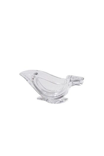 Doty Storcător mini de lămâi, storcător de păsări, manual, plastic, 12 cm, transparent,