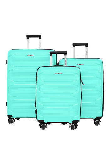 PARAJOHN 3-Piece ABS Hardshell Luggage Set – Small 10KG, Medium 20KG & Large 30KG Spinner Trolley