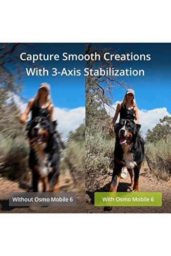 DJI OSMO Mobile 6 Smartphone Gimbal Stabilizer, 3-Axis Phone Gimbal, Built-In Extension Rod, Android and