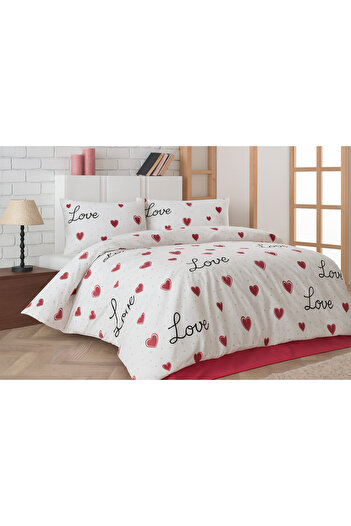 sehra Pillow Case 70% Cotton 30% Polyester Mold Rose Flower Geometric Pattern 50X70 cm Size
