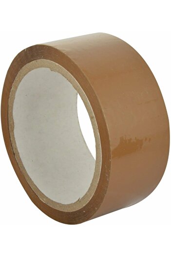 MARKQ Brown Packaging Tape 2" x 50 Yards – Heavy Duty Packing Tape for Boxes Moving Postal Office (1 Roll)