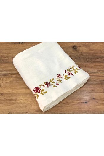ROYAM Karaca Home Flora 100% Cotton Bath Towel 85 X 150