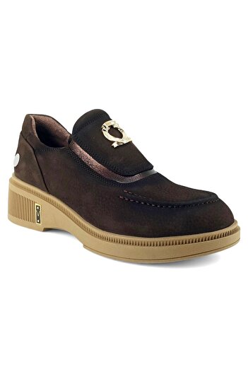 Mammamia 7105 25Ka Women's Casual Shoes Brown Nubuck