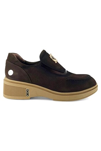 Mammamia 7105 25Ka Women's Casual Shoes Brown Nubuck