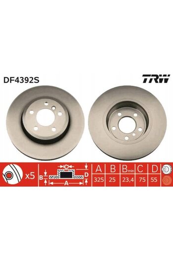 TRW Disc Brake DF4392S