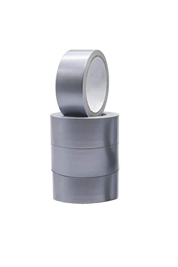 MARKQ 4 Rolls Duct Tape | 2" x 15 Yards Heavy Duty Silver Adhesive Tape for Packing Home Office Outdoor