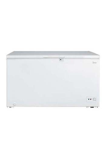Midea Horizontal Freezer with Lock - 418 Liters HS-543C White