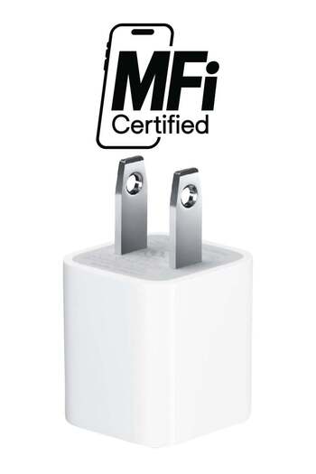 Generic 2pin Plug Charging Adapter White