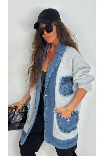 auzou eveil Women's Jean Cotton Jacket New Model