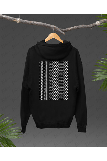 Nulivez Palestine Design Back Printed, High Quality Unisex Oversize Hoodie