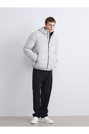 LC Waikiki İzr New Season Standard Fit Hooded Men's Puffer Jacket