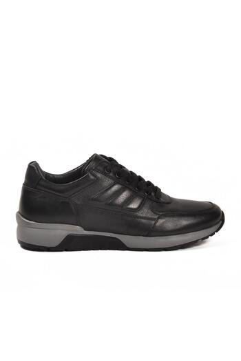 Fosco 2720-1 m Black Genuine Leather Men's Casual Shoes