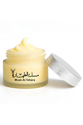 MUSK AL TAHARA Sensitive Area and Body Vanilla Musk Soap 50Gr+ Perfume and Moisturizing Cream 50ml 50ml
