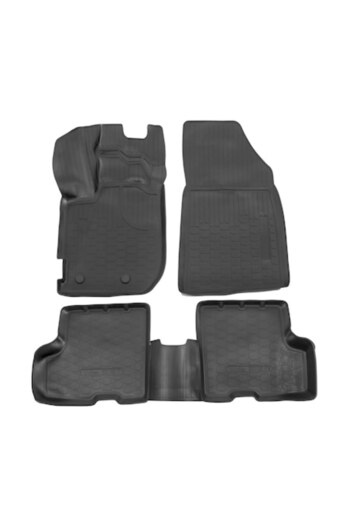 Dacia Rubber Tray Type Car Mats NORM Premium, Duster (2WD), SUV, 2018-, 4 pieces