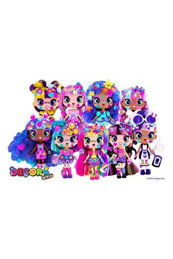 DECORA Girlz Fashion Dolls 5-Inches Assorted (Style & Color May Vary)