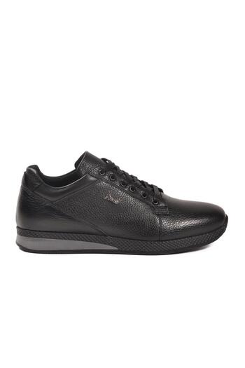 Fosco 3235 m Black Floter Genuine Leather Men's Casual Shoes
