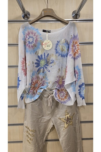 Park Moda Mercerized Blouse Mixed Pattern
