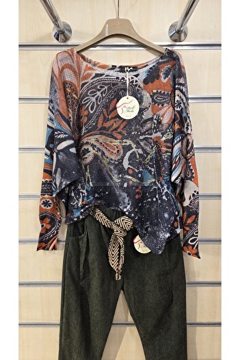 Park Moda Mercerized Blouse Mixed Pattern