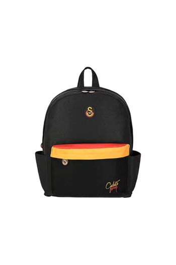 Galatasaray 2025 Yellow Red Batik Backpack with Pocket Detail 25503
