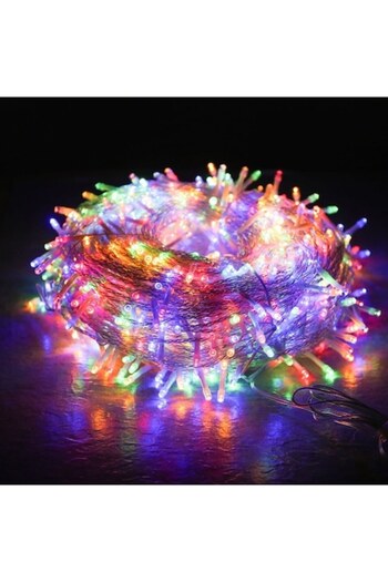 GOLD MARKET Christmas linear installation IP44, 8 light effects, 5 m, 50 LEDs, Multicolor, Interconnect