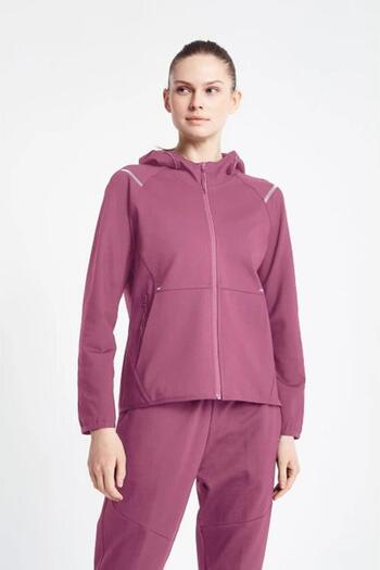 Lescon 24N-2138 Women's Zippered Hooded Top