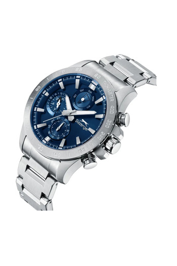 Slazenger Sl.09.2482.2.03 Men's Wristwatch |   Blue Dial 44 mm Steel Sporty Elegance