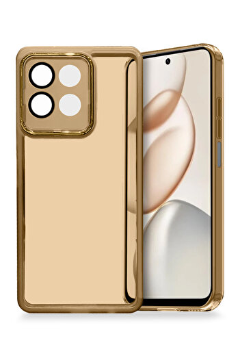 Wtech Honor X7d 5G/4G / Honor 400 Smart 5G 2025 Soft TPU Electroplated Camera Border Back Case Cover