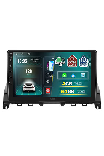 MaxTech Navigatie Mercedes C-CLASS W204/S204 pre-facelift (2007-2011) dedicata, 4 GB Ram 64 GB Rom OctaCore