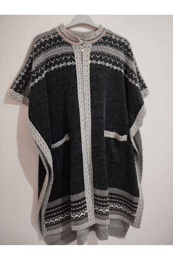 anne moda ankara Superior Quality, Very Large Size, Soft Coat Model Knitwear Poncho