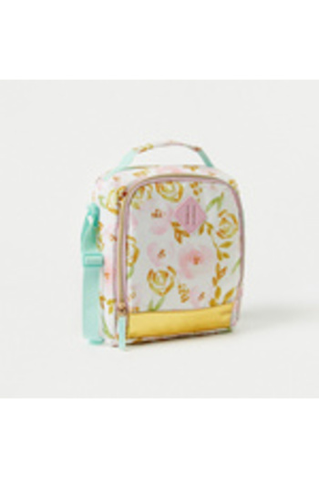 Juniors Insulated Lunch Bag with Floral Prints from