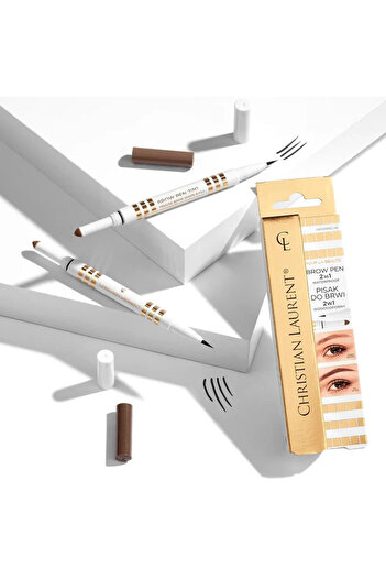 Christian Laurent Christian Laurent 2-in-1 Waterproof Eyebrow Pencil - 01 Cool Brown
