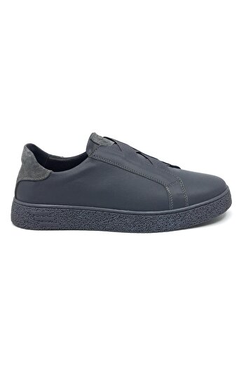 CATELLİ 100% Leather Orthopedic Men's Winter Comfortable Daily Elastic Sneaker Shoes 40-44