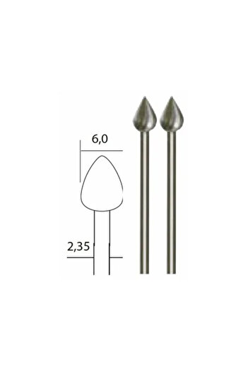 JollyMag Set 2 tungsten-vanadium steel alloy milling cutters, Proxxon 28724
