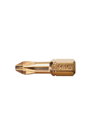 FELO Bit Diamond Pozidrive Profile, Felo, C 6.3, PZ 1, 25 mm