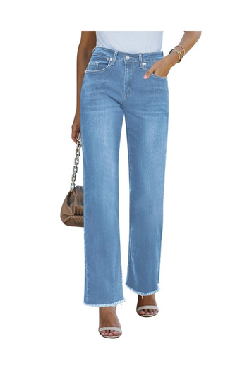 OEM Women's blue, straight jeans, 4 pockets, 34-36
