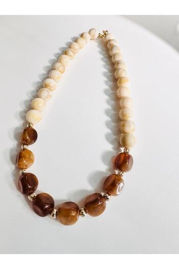 DEVİ fashion Bead necklace 45 cm