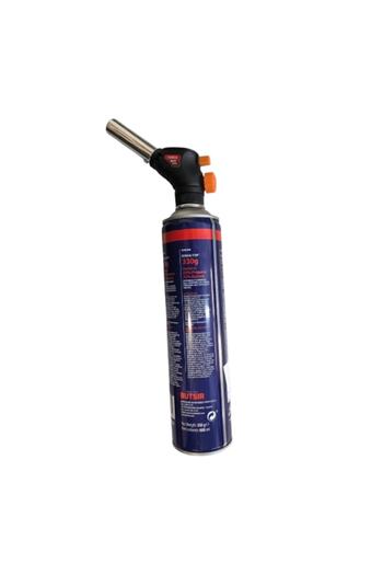 BUTSIR Arzator butelie, cu aprindere piezo si 2 butelii gaz 330 g
