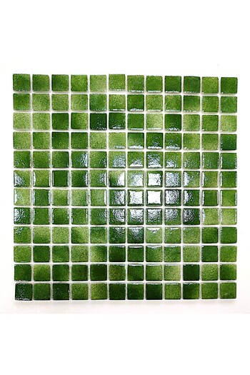 MozaiKristaL Glass Mosaic for Hobby and Artistic Works. Mosaic Size: 25X25Mm. Mesh Tile Size: 31.5X31.5Cm.