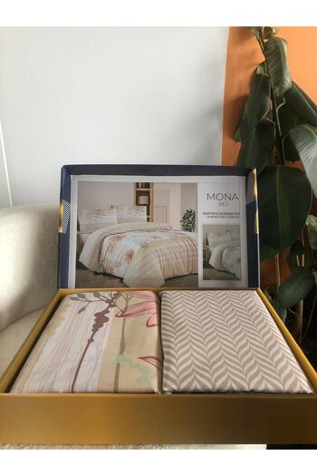Bikaya Home New Box Double Duvet Cover Set |   Sheet Without Elastic Band |   Daily Use |   Luxury Boxed |   Dowry Chest