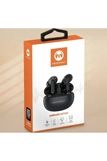 Microdigit Microdigit DEP360 Bluetooth Wireless Earphones, Smart Touch, and Clear Sound for 15 Meters