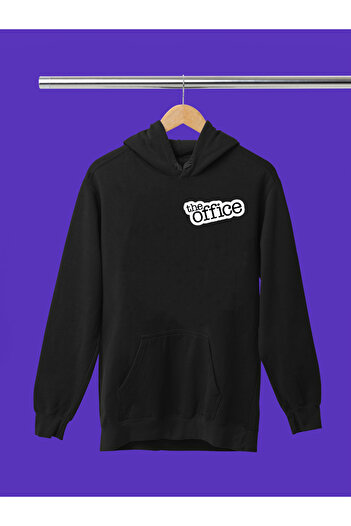 MAGORS The Office Printed Cotton Long Sleeve Ribbed 3-Ply Hooded Sweatshirt