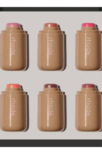 rhode 6 Pieces - Pocket Blush, Cream Blush for Color + Soft Cheeks, Lip & Cheek Stain