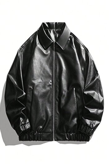 PRİFALDİ Unisex Vintage Leather Jacket