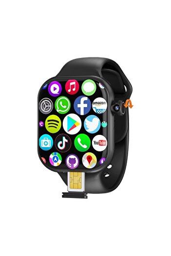 gitech Ceas Smartwatch cu Cartela SIM, Wi-Fi, GPS, Bluetooth, WhatsApp & Google Play, 32GB, Vision